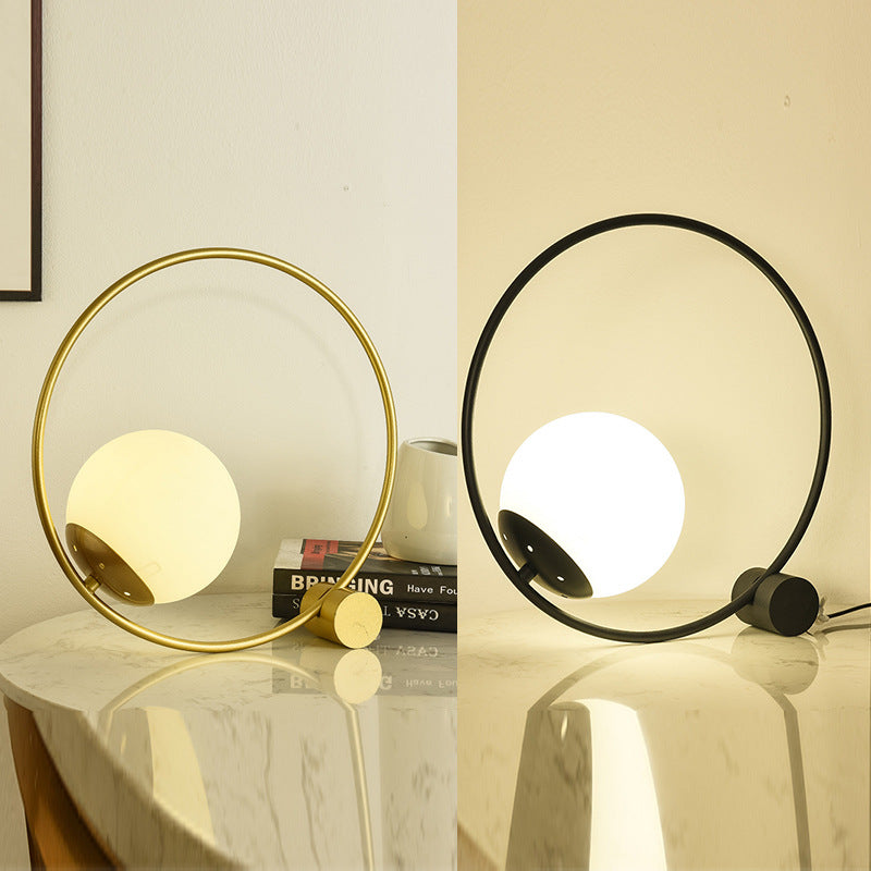 Magic Bean Round Iron Table Lamp