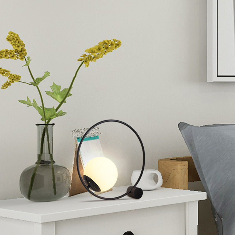 Magic Bean Round Iron Table Lamp