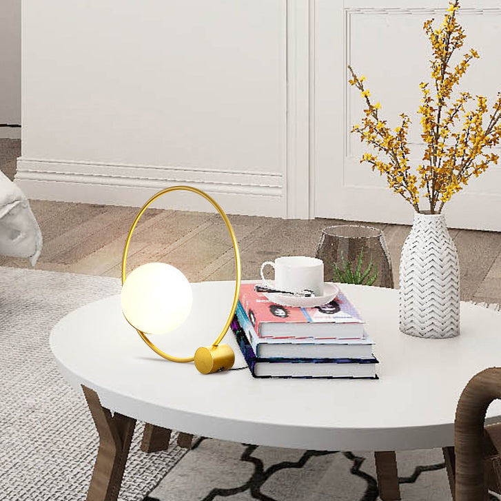 Magic Bean Round Iron Table Lamp