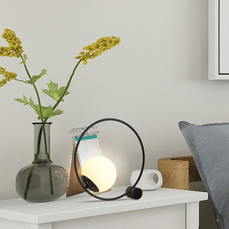 Magic Bean Round Iron Table Lamp