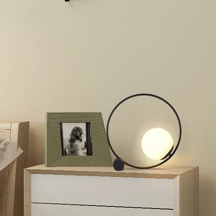 Magic Bean Round Iron Table Lamp