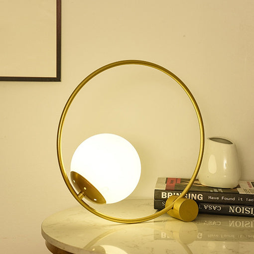 Magic Bean Round Iron Table Lamp