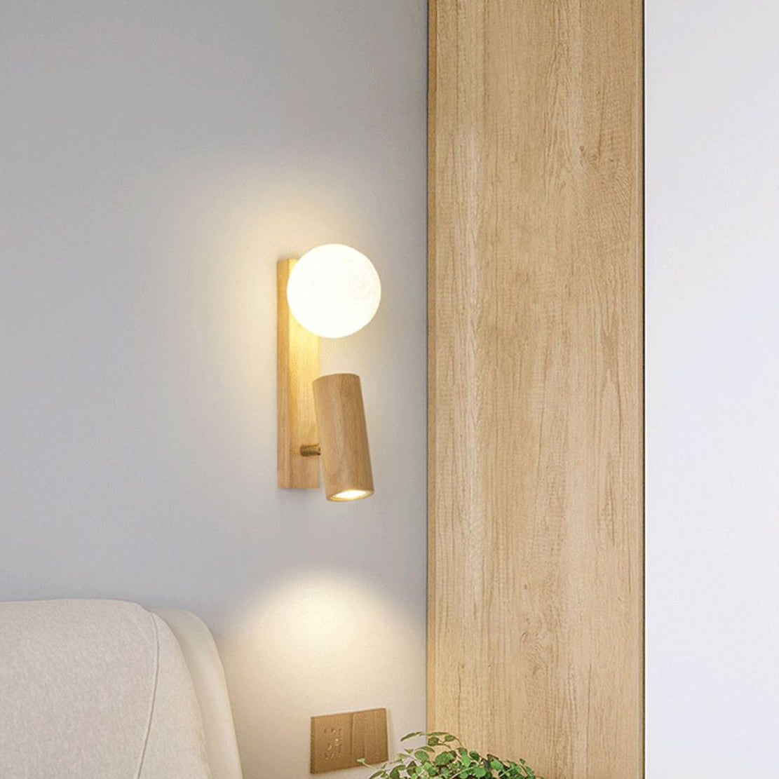 Round Ball Cylinder Rectangle Wall Lamp