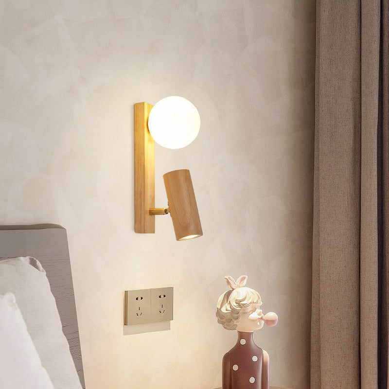 Round Ball Cylinder Rectangle Wall Lamp