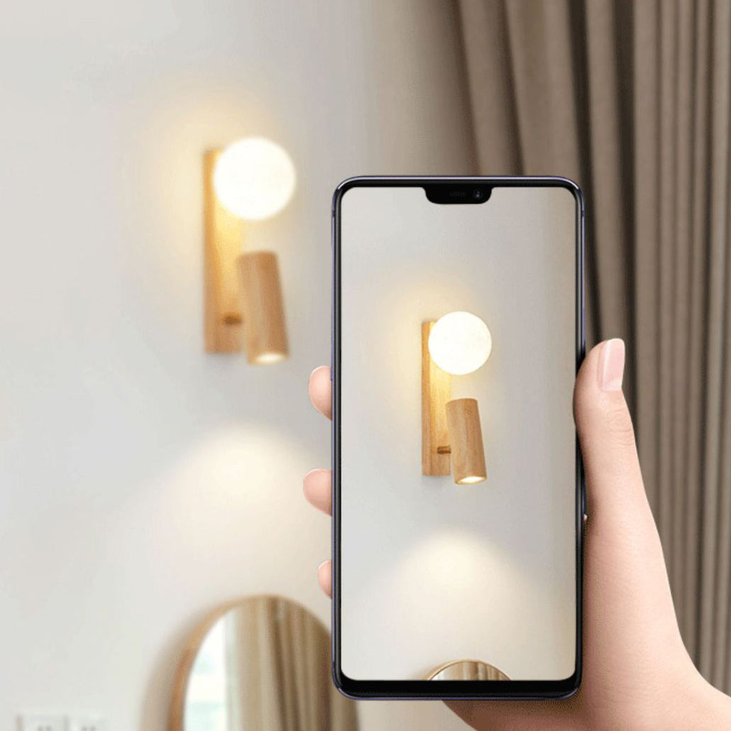 Round Ball Cylinder Rectangle Wall Lamp