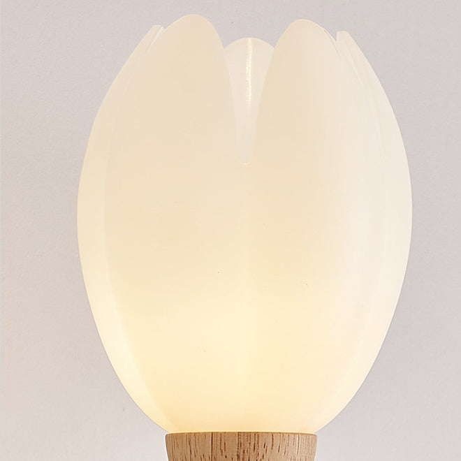 Floral Round PVC Iron Wall Lamp