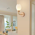 Floral Round PVC Iron Wall Lamp