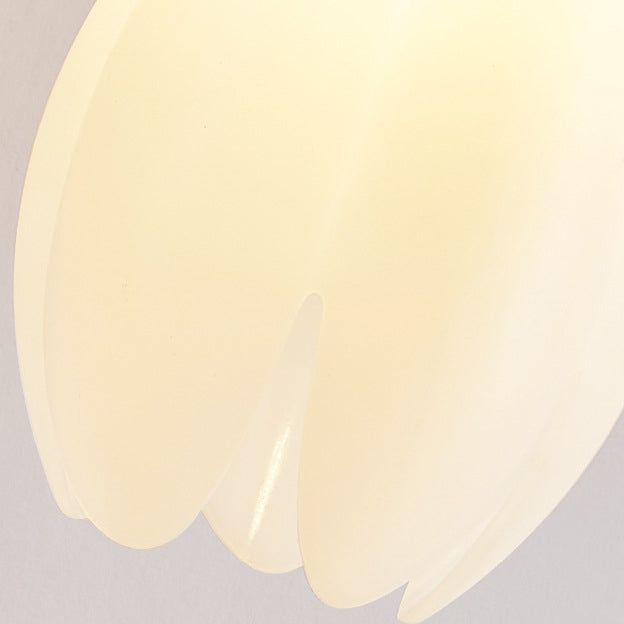 Floral Round PVC Iron Wall Lamp