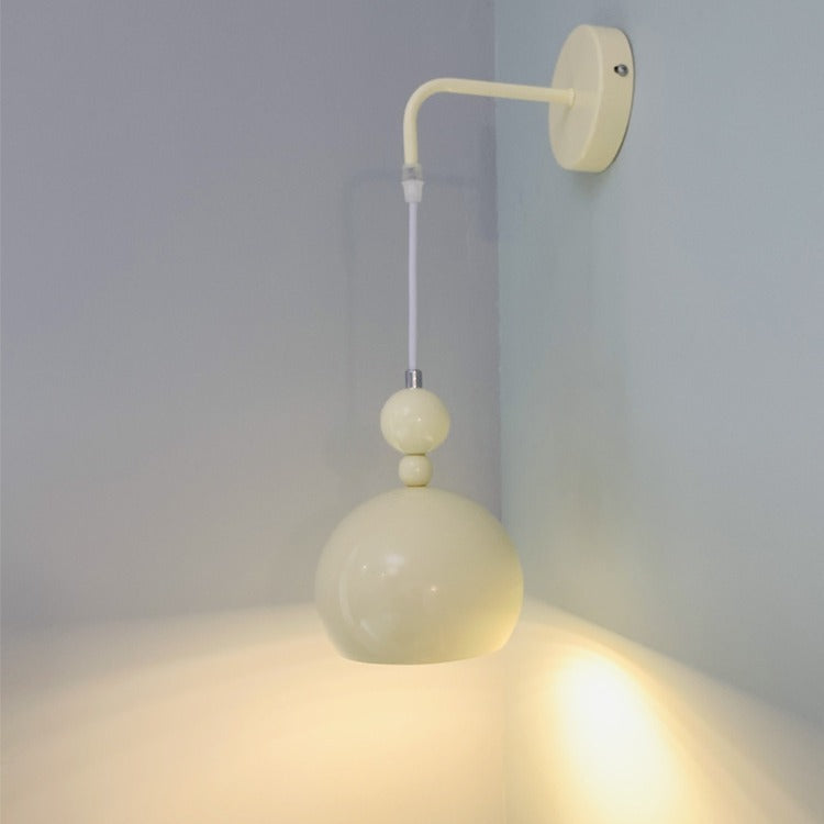 Orb Round Lanyard Glass Wall Lamp