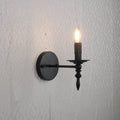 Round Candle Shape Glass Wall Lamp