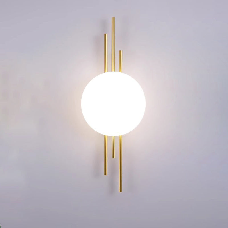 Round Ball Rectangle Round Wall Lamp