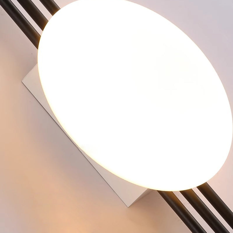 Round Ball Rectangle Round Wall Lamp