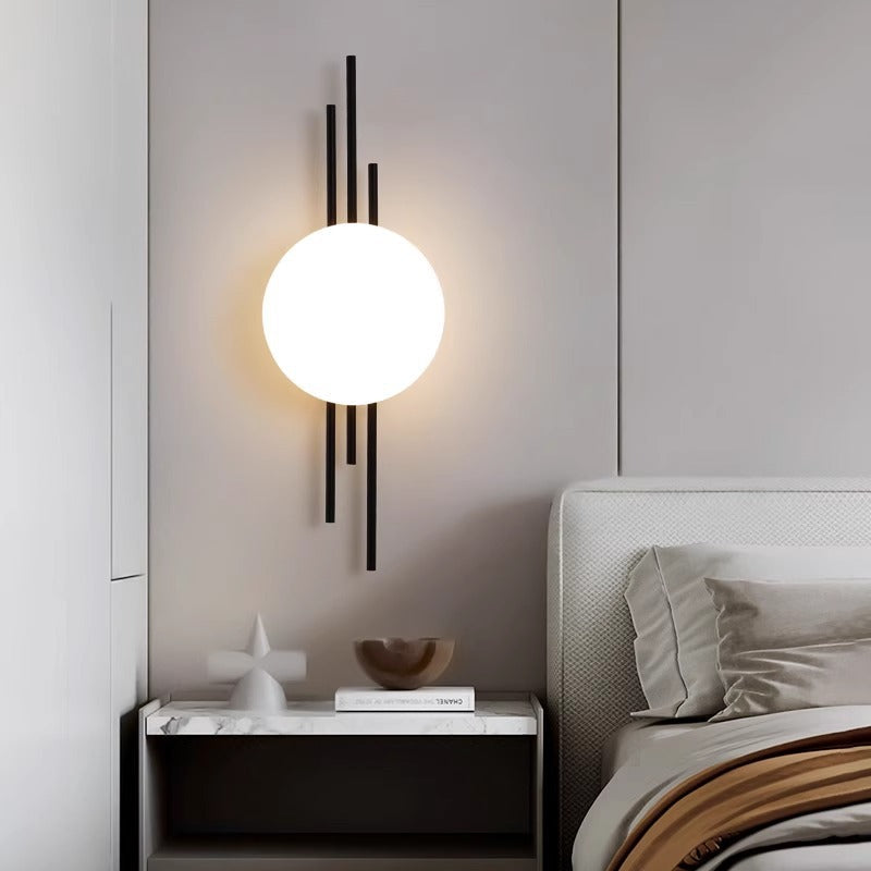 Round Ball Rectangle Round Wall Lamp
