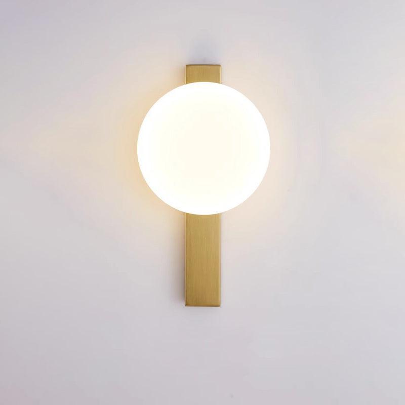 Round Ball Rectangle Round Wall Lamp