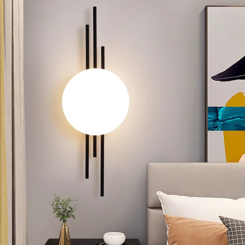 Round Ball Rectangle Round Wall Lamp