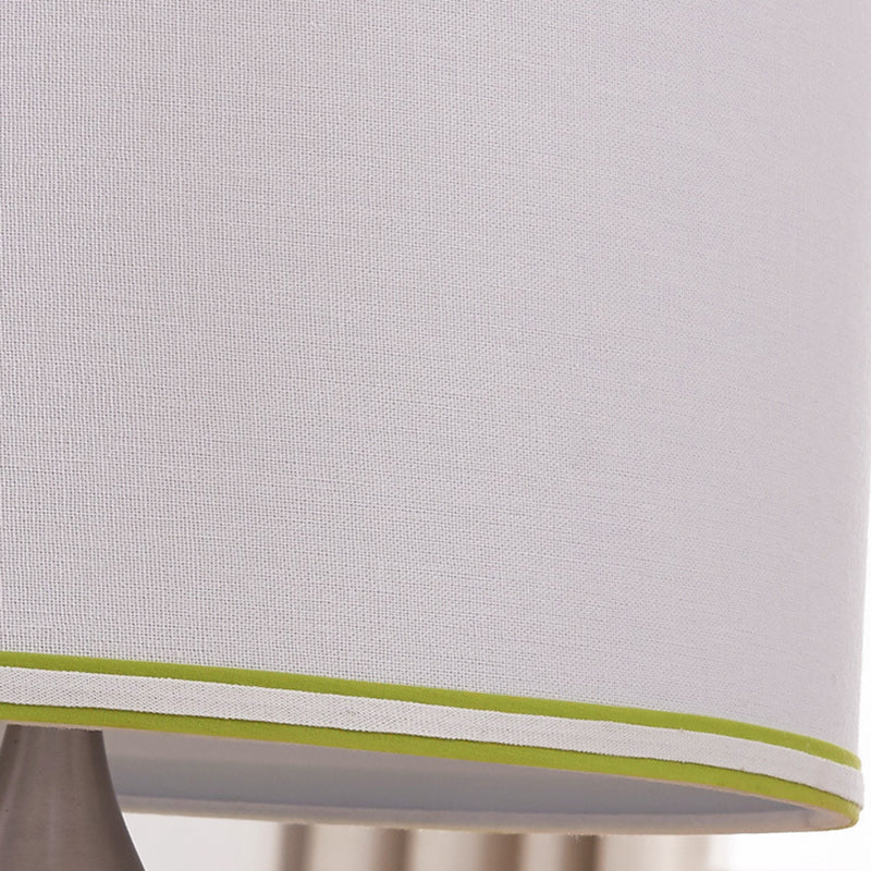 Patterned Sculpture Round Fabric Table Lamp