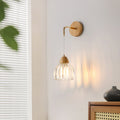 Pod Round Curved Glass Wall Lamp