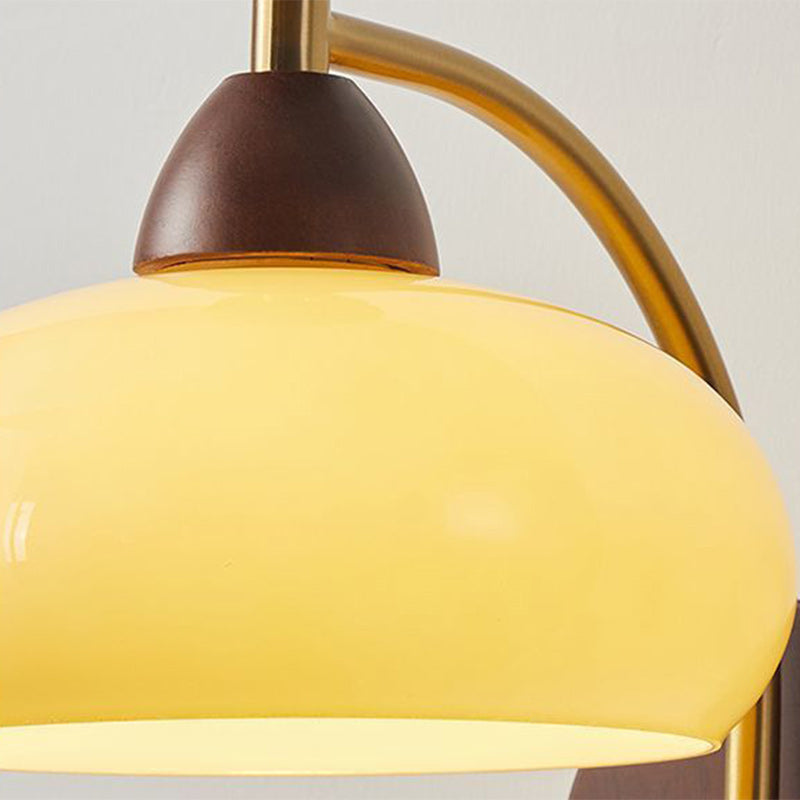 Round Ball Half Round Wall Lamp