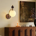 Round Ball Half Round Wall Lamp