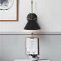 Scalloped Curved Round Iron Wall Lamp