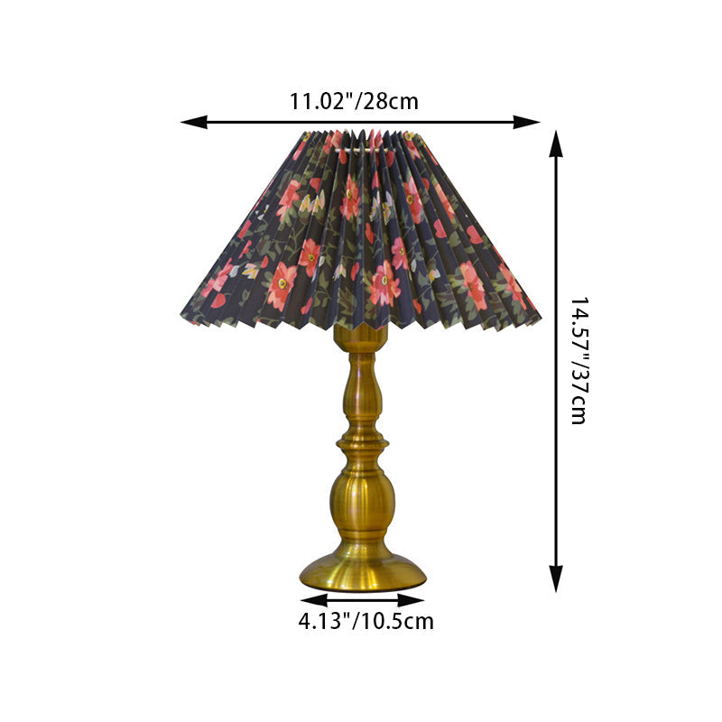 Umbrella Round Gourd Fabric Table Lamp