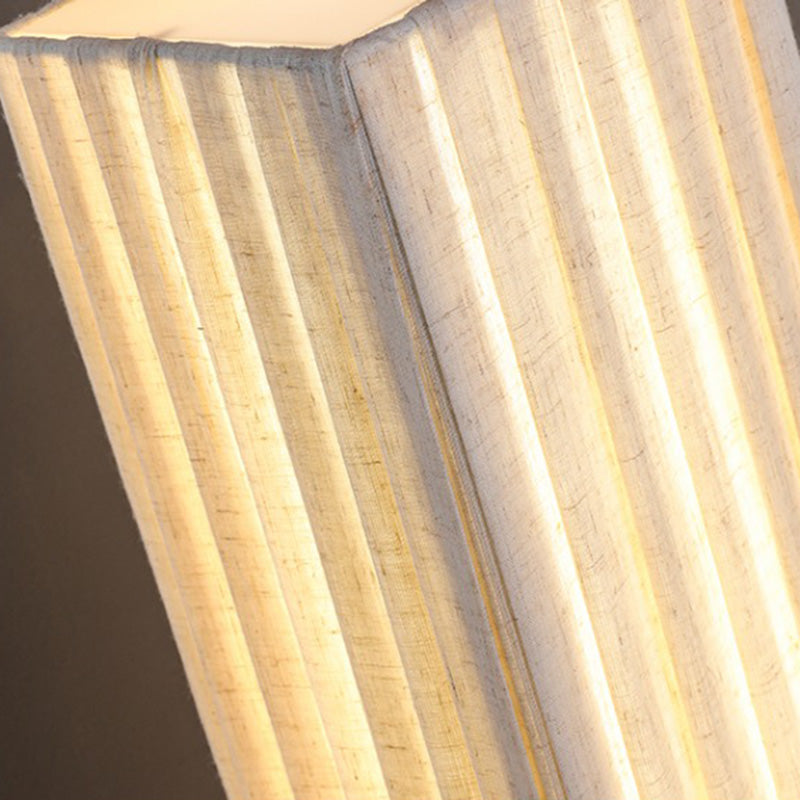 Traditional Japanese Column Rectangular Floor Lamp