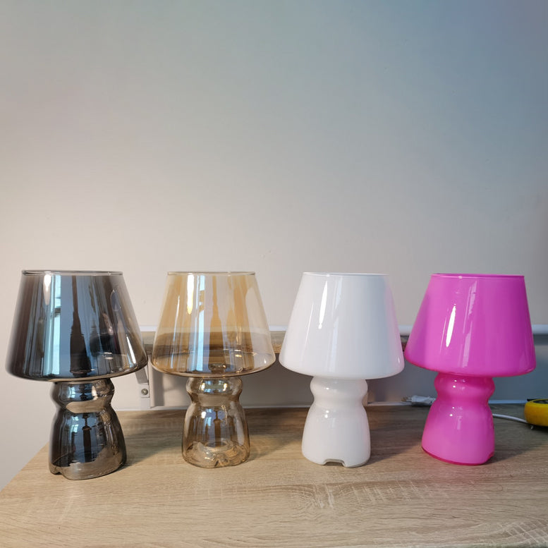 Glass Cylinder Wine Cup Table Lamp