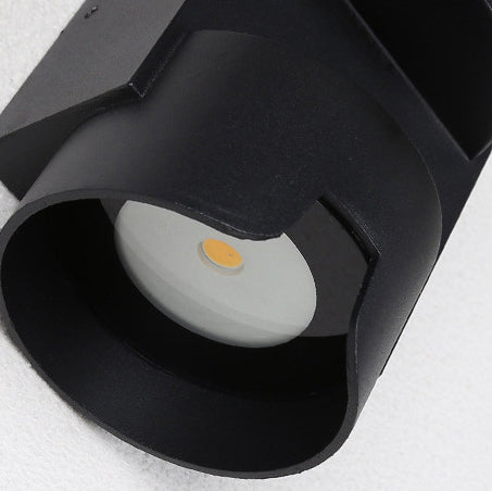 Aluminium Glass Cylinder Patio Outdoor Light