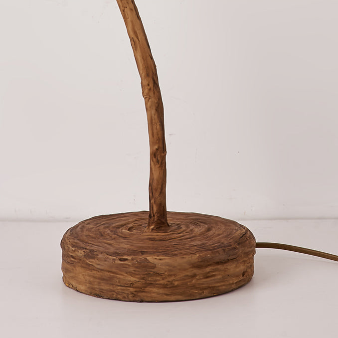 Resin Iron Flower Simulation Table Lamp