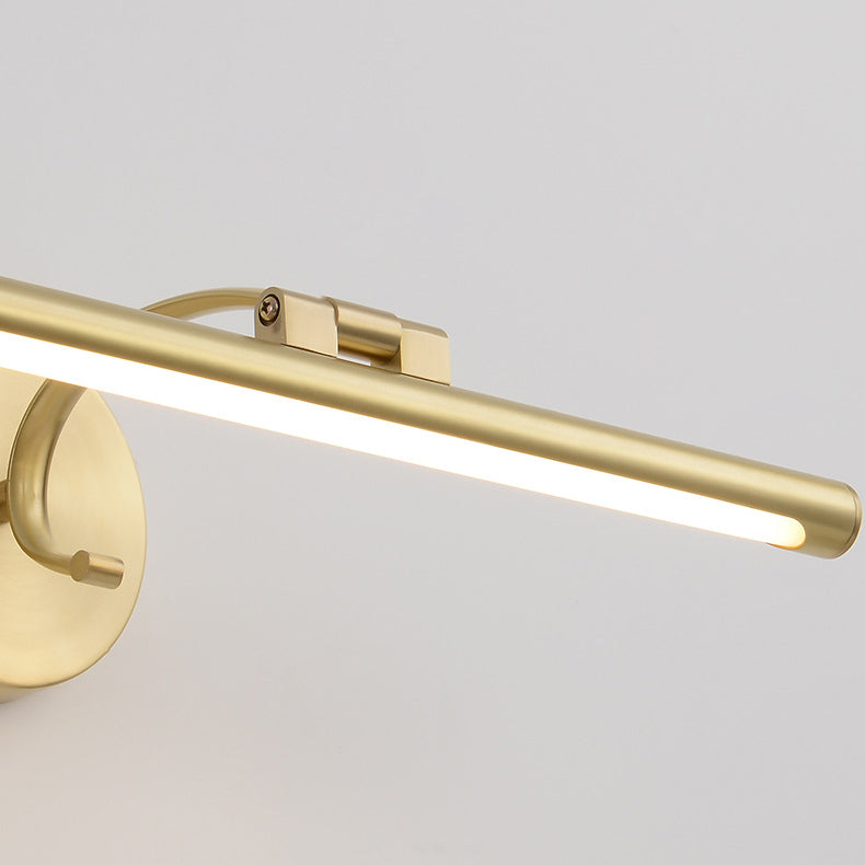 Copper Acrylic Strip Vanity Wall Lamp
