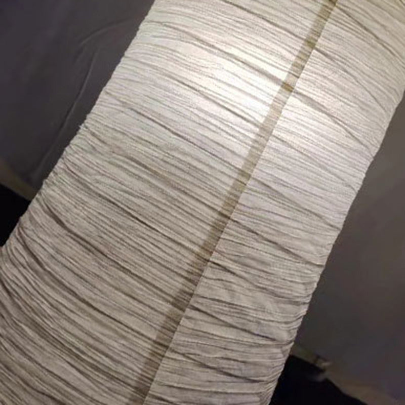 Contemporary Nordic Paper Column 2-Light Floor Lamp
