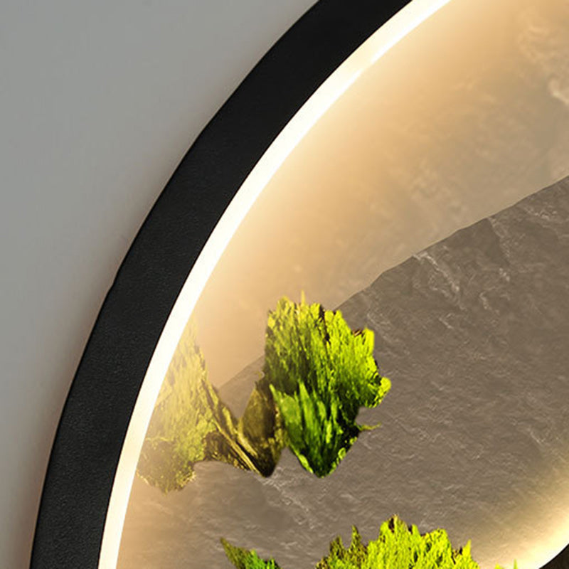 Aluminum Alloy Crystalline Round Outdoor Light