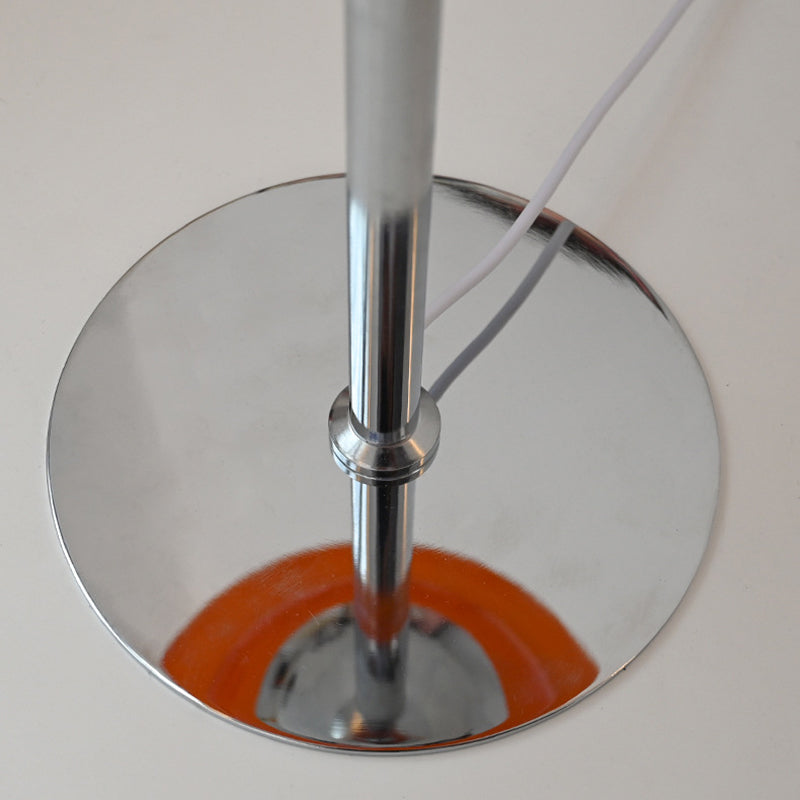 Metal Glass Round Custard Table Lamp