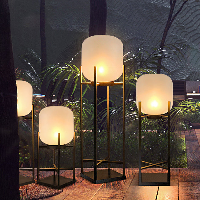 Modern Simplicity Solar Waterproof Floor Lamp