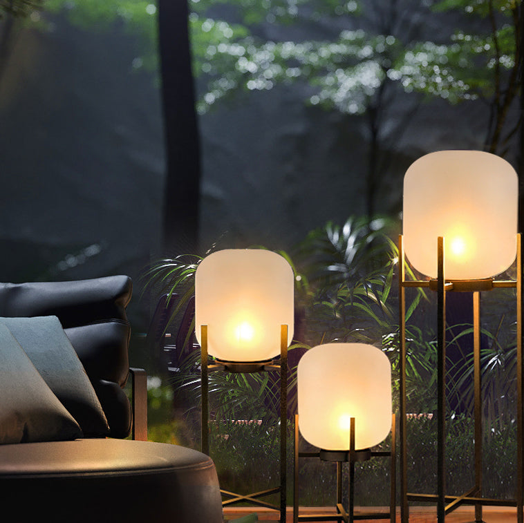 Modern Simplicity Solar Waterproof Floor Lamp