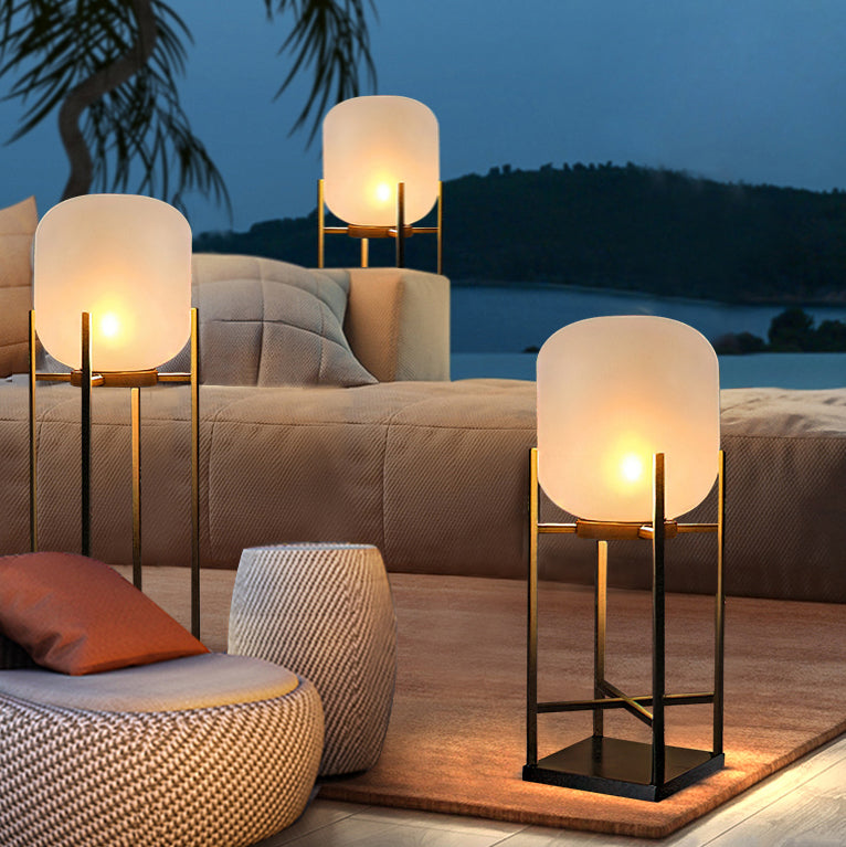 Modern Simplicity Solar Waterproof Floor Lamp
