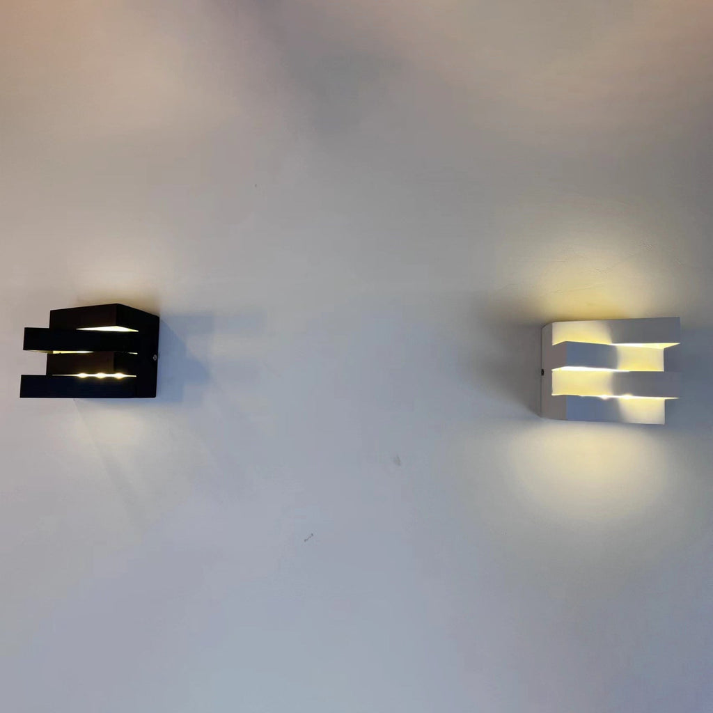 Iron Rectangular Up Down Wall Lamp