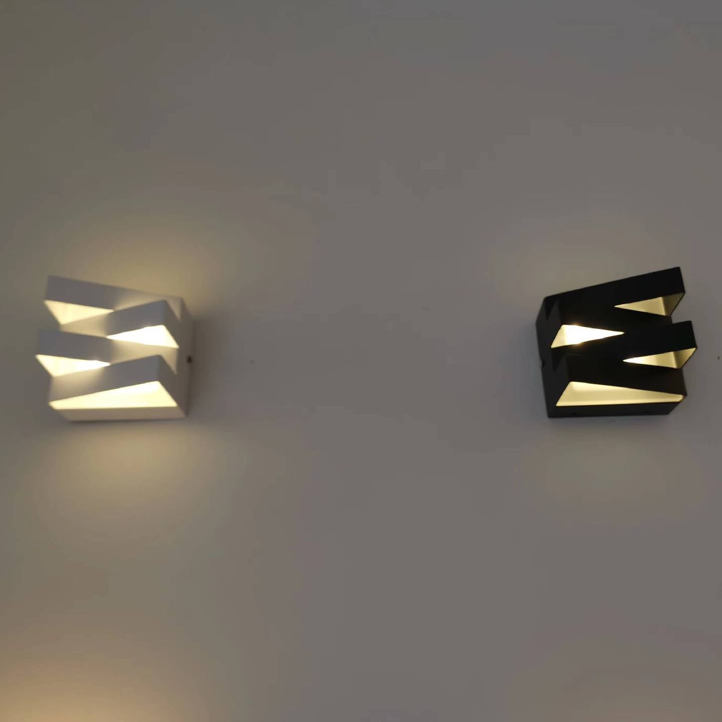 Iron Rectangular Up Down Wall Lamp