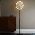 Brass Marble Glass Glaze Floor Lamp