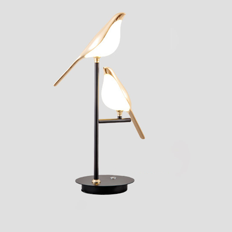 Zinc Alloy Acrylic Bird Table Lamp