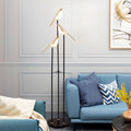 Zinc Alloy Acrylic Bird Floor Lamp