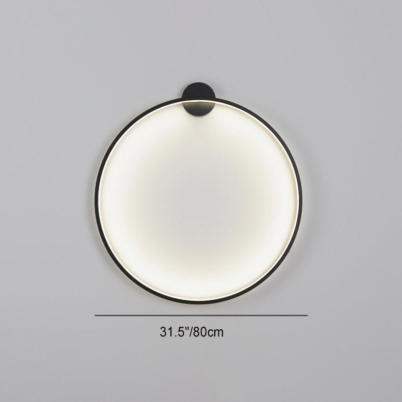 Round Aluminum Silica Plug Wall Lamp