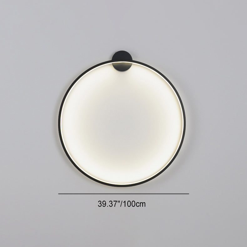 Round Aluminum Silica Plug Wall Lamp
