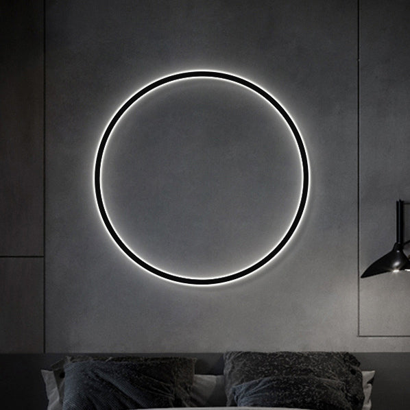 Round Aluminum Silica Plug Wall Lamp