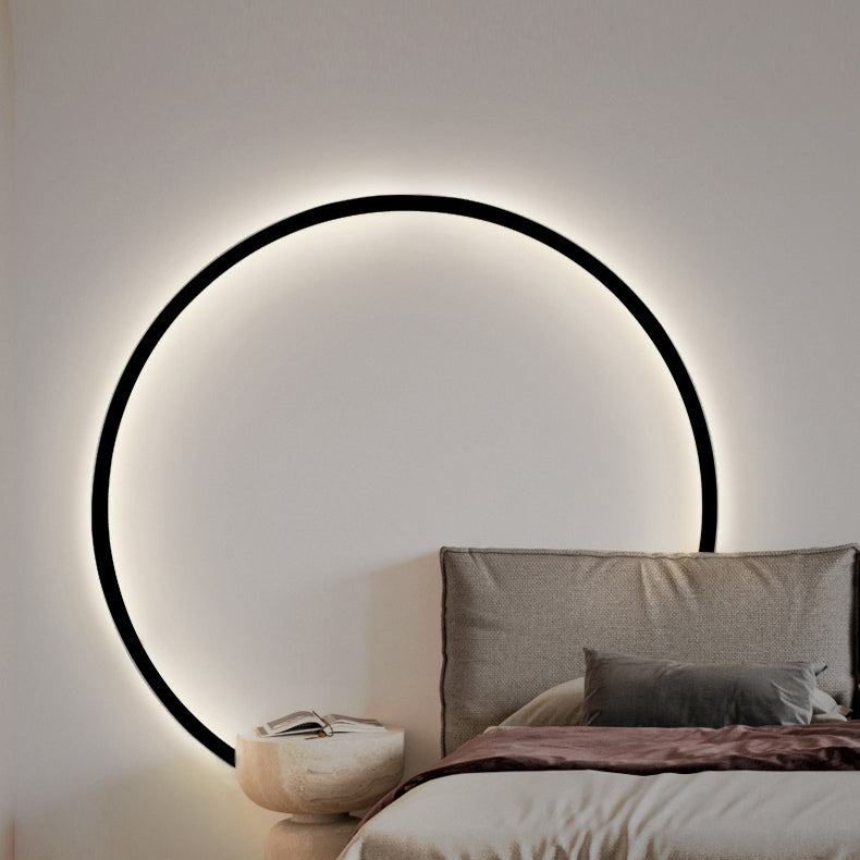 Round Aluminum Silica Plug Wall Lamp