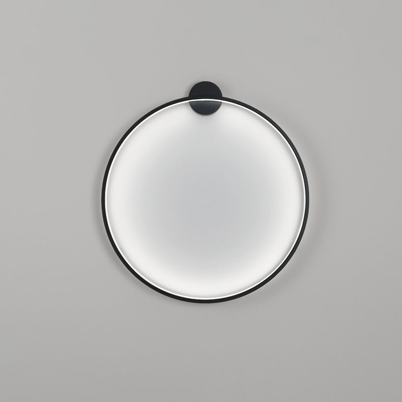 Round Aluminum Silica Plug Wall Lamp