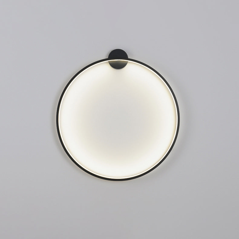 Round Aluminum Silica Plug Wall Lamp