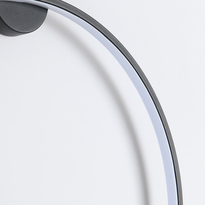 Round Aluminum Silica Plug Wall Lamp