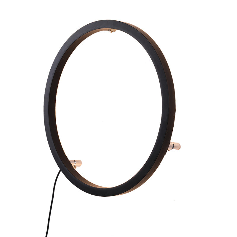Round Aluminum Silica Plug Wall Lamp