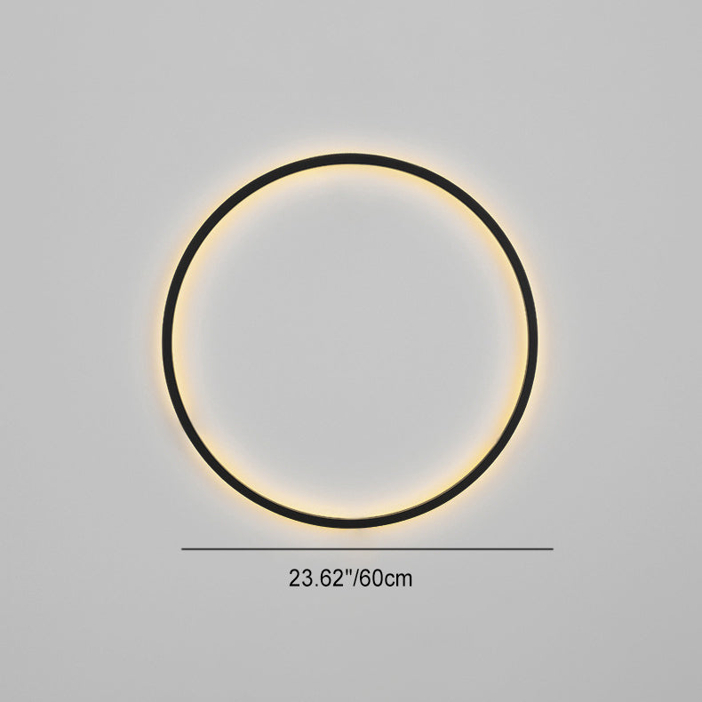 Round Aluminum Silica Plug Wall Lamp